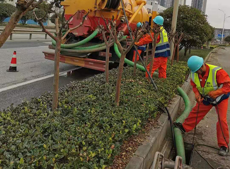 文城镇市政管道清淤